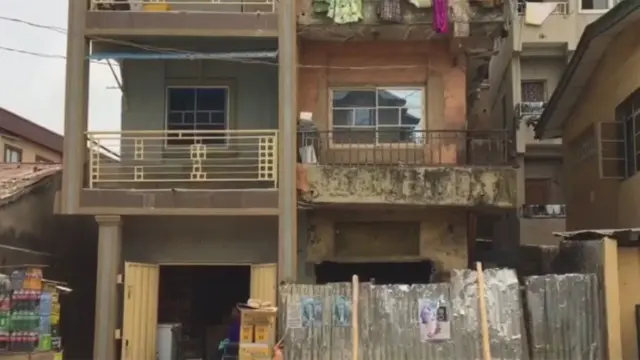 A building in the Bamgbose area of Lagos island