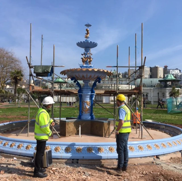 Restored Torquay fountain