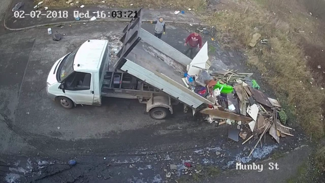 Flytipping van