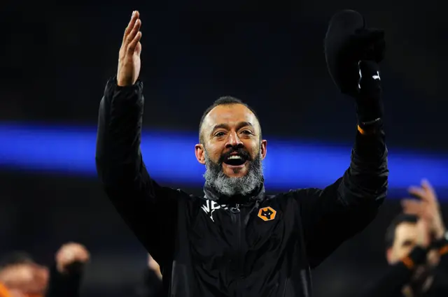 Nuno celebrates