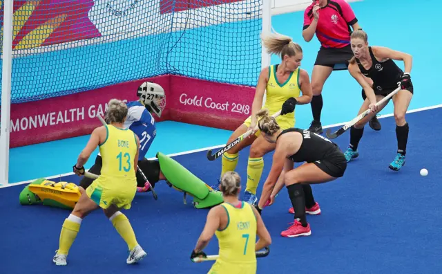 Australia v New Zealand hockey