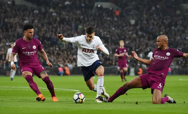 Vincent Kompany Erik Lamela