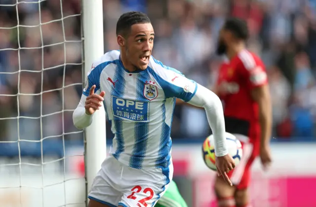 Ince celebrates for Huddersfield