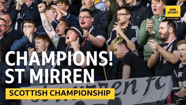 St Mirren are Champions!