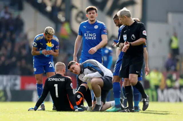 Kasper Schmeichel injured