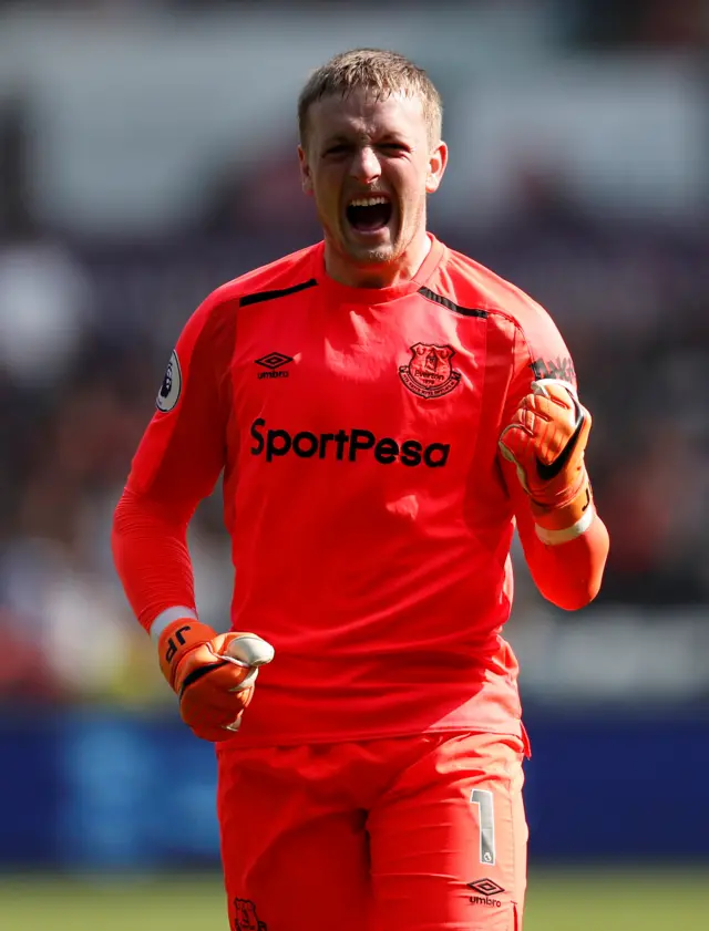 Jordan Pickford of Everton