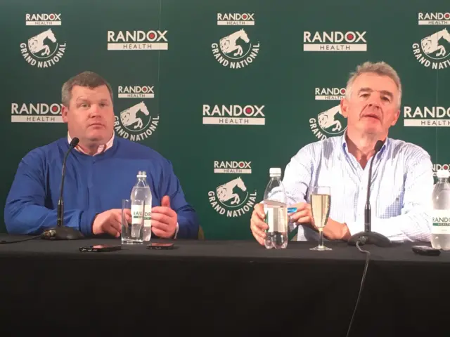 Gordon Elliot and Michael O'Leary