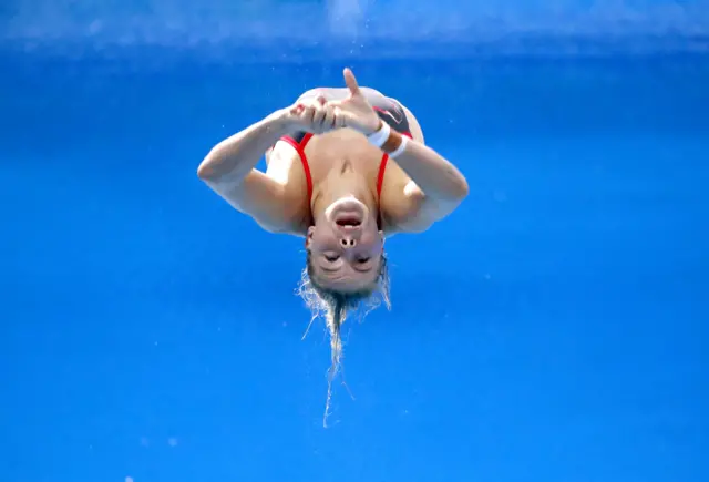 Katherine Torrance of England in action.