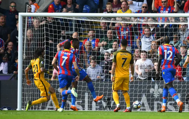 Wilfried Zaha goal