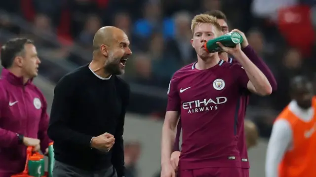 Pep Guardiola Kevin De Bruyne