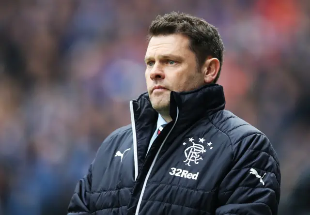 Rangers manager Graeme Murty