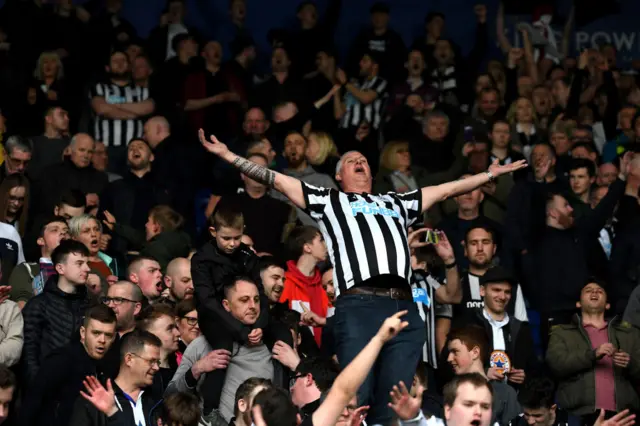 Newcastle fans