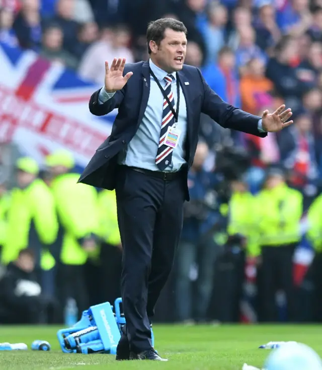 Rangers manager Graeme Murty