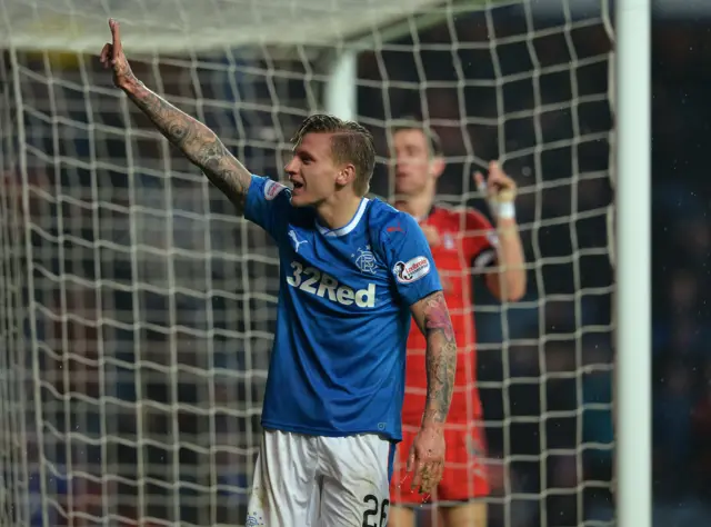 Rangers striker Jason Cummings