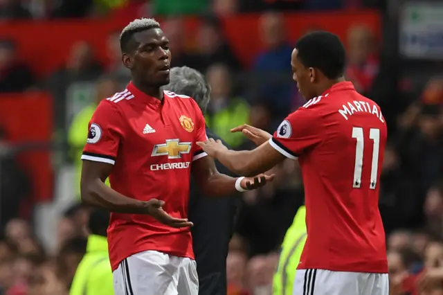 Paul Pogba Anthony Martial