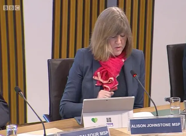 Green MSP Alison Johnstone