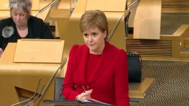 Ms Sturgeon hit out at opposition leaders for their stance on the trauma centres