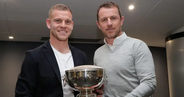 Matej Vydra with Gary Rowett