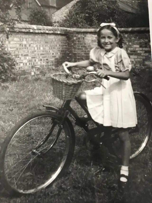 Gloria Jakes as a child