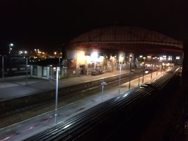 Train at Penzance Station