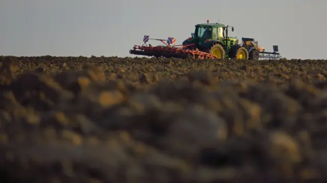 Tractor in France