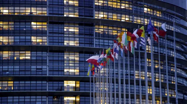 European Parliament building in Strasbourg