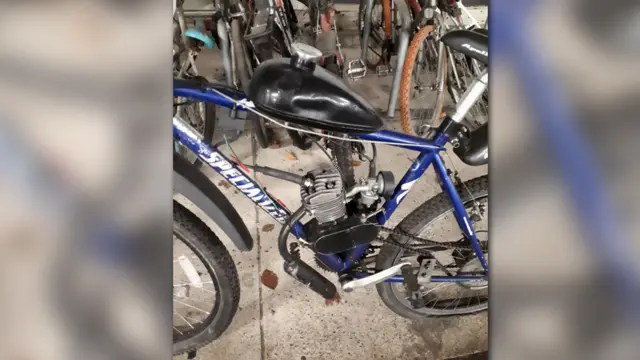 Bike with engine