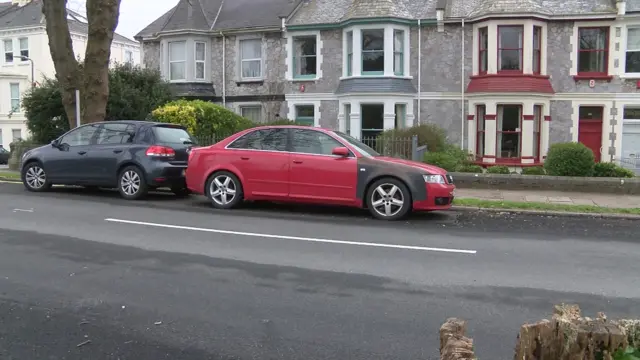 Cars resurfaced around in Plymouth