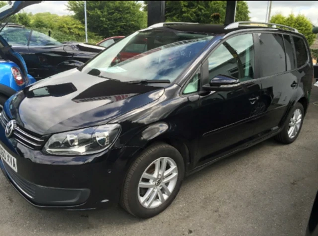 A photo of the stolen VW Touran