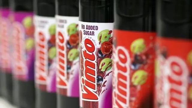 Vimto bottles