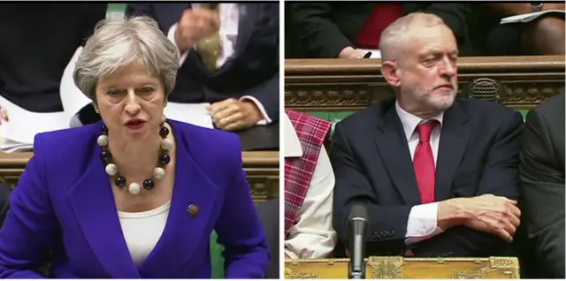 Theresa May and Jeremy Corbyn