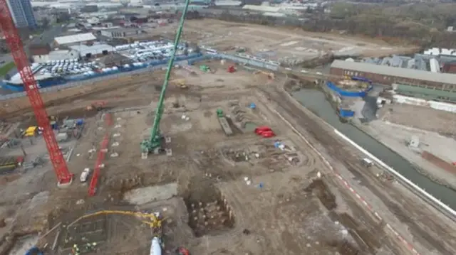 New hospital site earlier this year