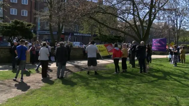 Hull college protest