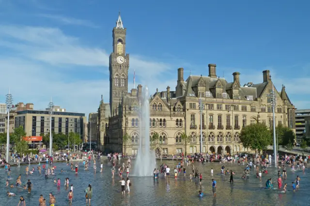 Bradford in the sun