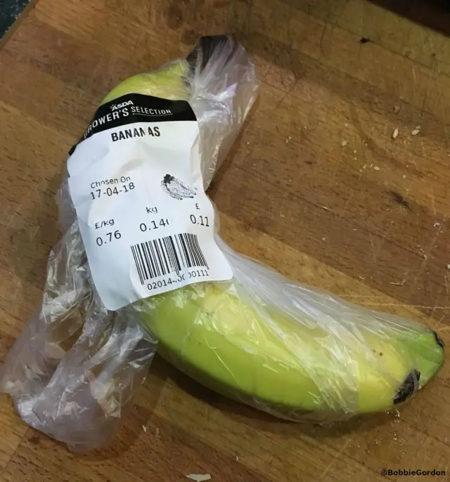 Single banana shopper was charged £930 for