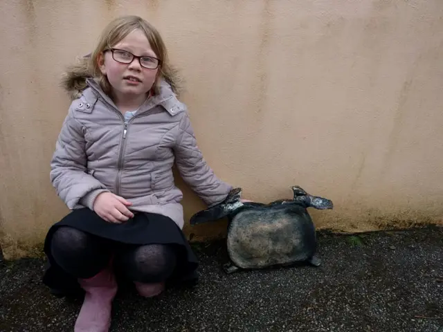 Emily and the whale bone