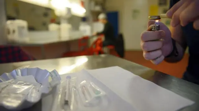 Germany has a network of drug consumption rooms, including this one in Berlin