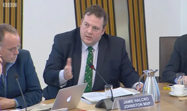 Tory MSP Jamie Halcro Johnston