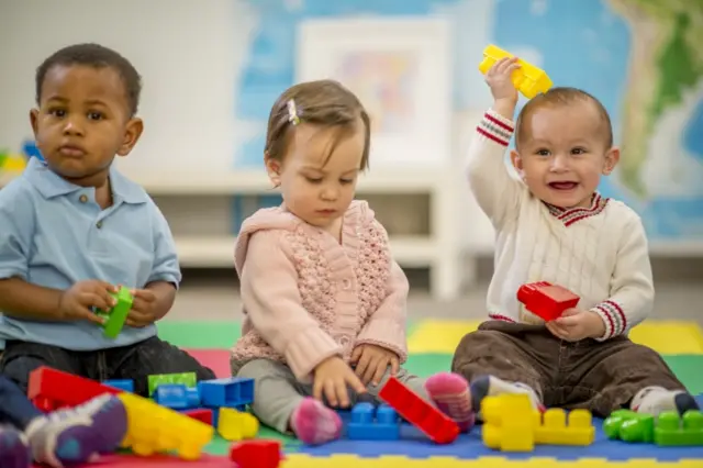 Nursery school children