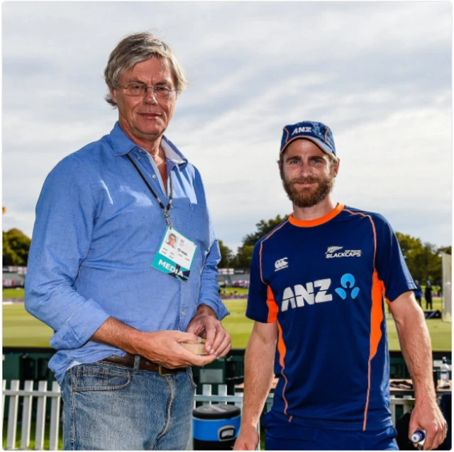 Scyld Berry and Kane Williamson