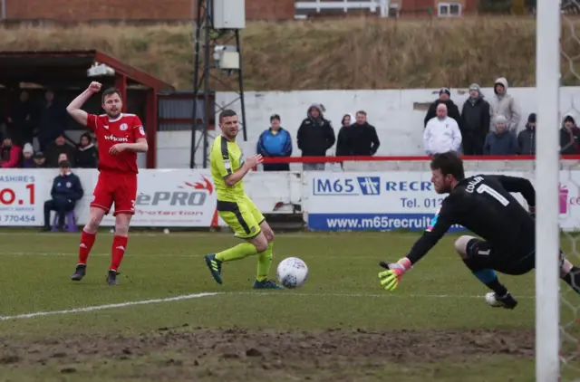 Accrington goal