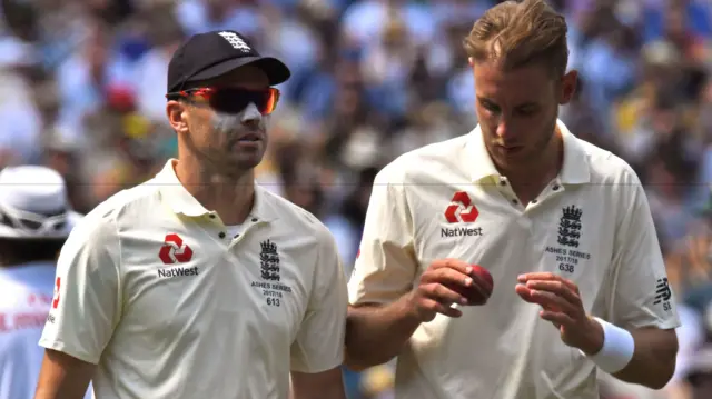 James Anderson and Stuart Broad