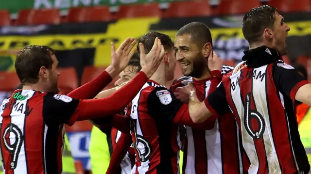 Sheff Utd celebrate