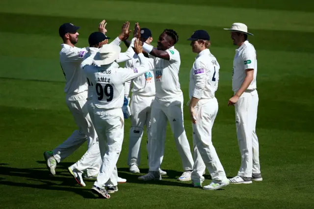 Hampshire celebrate