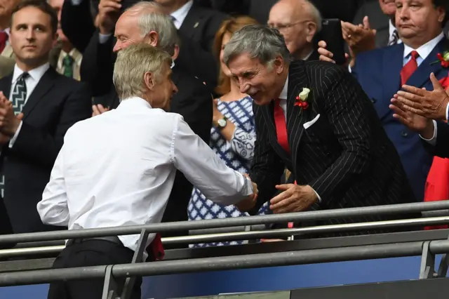 Stan Kroenke and Arsene Wenger