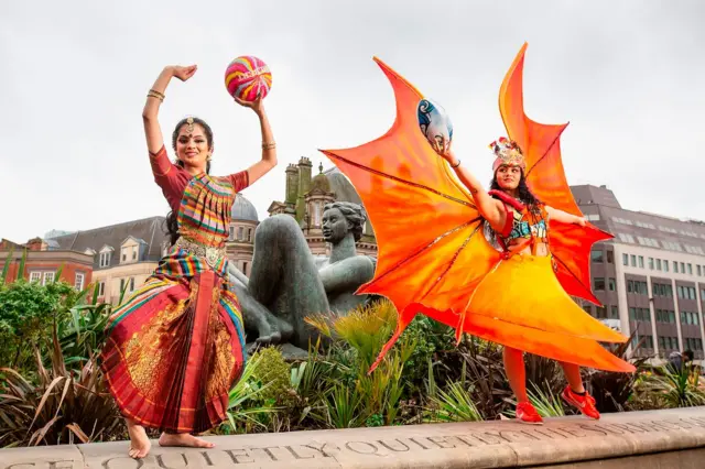 Commonwealth Games dancers