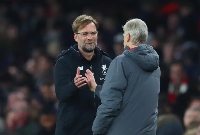 Jurgen Klopp and Arsene Wenger