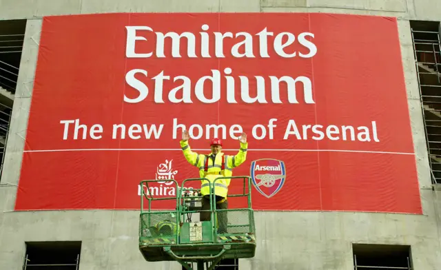 Arsene Wenger ahead of the opening of the Emirates Stadium