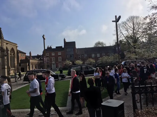 Hearses at Leicester Cathedral