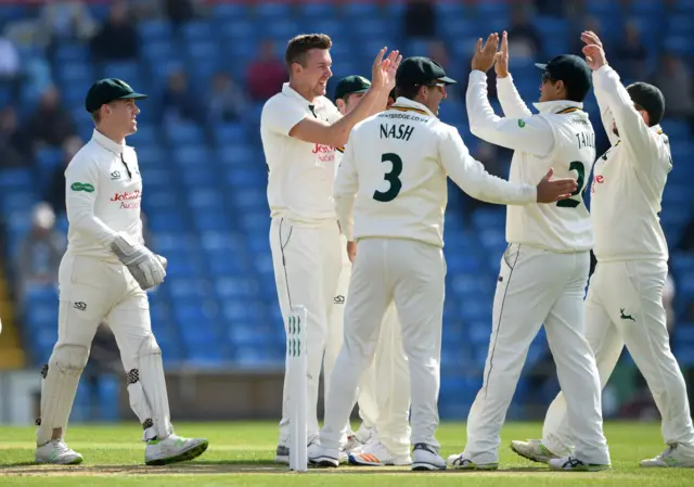 Jake Ball celebrates